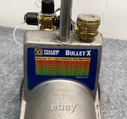 BulletX (Yellow Jacket) Model 93600 2 stage, 7 CFM Vacuum Pump, 115vac 1ph