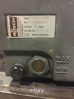 Busch RC0063 B 501 Vacuum Pump with 41 CFM 29 HG 2.2KW(3HP)