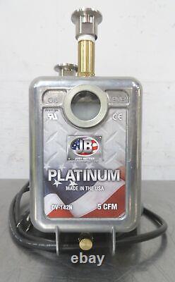 C184188 Just Better JB Industries DV-142N Platinum Vacuum Pump 5CFM 1/2hp Motor