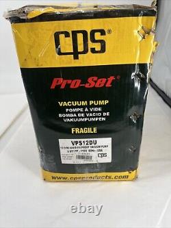 CPS Products VPS12DU Pro-Set 12CFM Ignition Proof Vacuum Pump 2 Stage, 115V, 60Hz