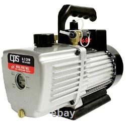 CPS VP6D 6 CFM 2 Stage Vacuum Pump HVAC Air Conditioning New Free Shipping USA