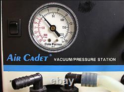 Cole Parmer Air Cadet Vacuum Pressure Station Mod7059-40 Medical Indust Cfm 0.54