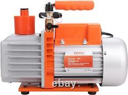 Compact 2 Stage Vacuum Pump, 5 CFM, Overheat Protection for HVAC Professionals