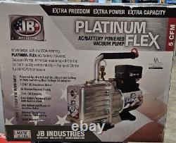 Dv-142-flex-jbin Jb Industries Vacuum Pump 5cfm Battery Powered With Charger