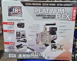 Dv-142-flex-jbin Jb Industries Vacuum Pump 5cfm Battery Powered With Charger