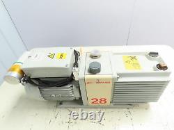 Edwards Agilent E2M28 Rotary Vane Dual Stage Vacuum Pump 1Hp 1Phase 21 CFM