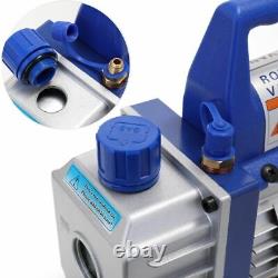 Electric Rotary Vane Vacuum Pump Aluminum Alloy Refrigeration Maintenance Tool