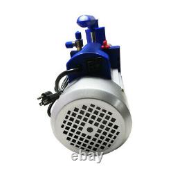 Electric Vacuum Pump Rotary Vane Air Tool Two-Stage Oil Capacity 3L 0.3Pa 110V