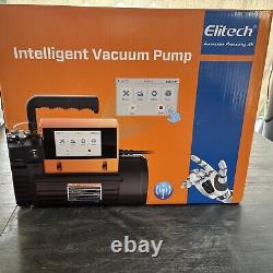 Elitech SVP-9 Vacuum Pump 9CFM 2 Stage Intelligent HVAC Refrigerant Touch Screen