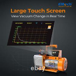 Elitech Vacuum Pump 12CFM SVP-12+Freon Refrigerant Halogen Leak Detector IR-200