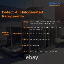 Elitech Vacuum Pump 12CFM SVP-12+Freon Refrigerant Halogen Leak Detector IR-200