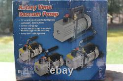 FJC Two Stage 3 CFM Vacuum Pump Twin-Port Technology 6909
