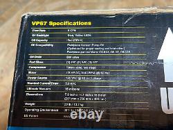 Fieldpiece VP67 6 CFM Dual Stage Vacuum Pump HVac (Factory sealed)