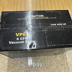 Fieldpiece VP67 6 CFM Two Stage Vacuum Pump with RunQuick Oil Change System NEW