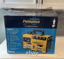 Fieldpiece VP67 Dual Stage 6CFM Vacuum Pump HVAC Tool NEW