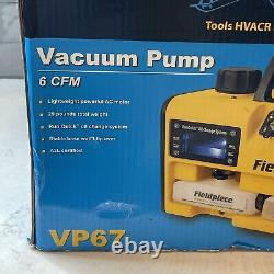 Fieldpiece VP67 Dual Stage 6CFM Vacuum Pump HVAC Tool NEW