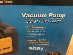 Fieldpiece VP85 HVAC Vacuum Pump 8CFM Two Stage Pump RunQuick Oil Change System