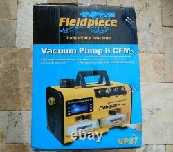 Fieldpiece VP87 8 CFM Two Stage Vacuum Pump withRunQuick Oil Change System