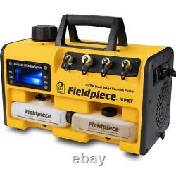 Fieldpiece VPX7 10CFM 2-Stage Vacuum Pump withRunQuick Oil Change System
