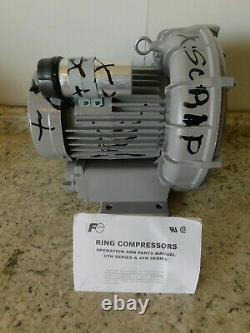 Fuji Electric Blower, Ring Compressor, VFC508P-2T, 200-300V, 2.5 HP, 154 CFM