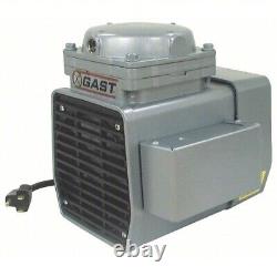 GAST DOA-P707-FB Compressor/Vacuum Pump 1/3 hp, 110/115V AC, 25.5 in Hg Max Vac