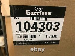Garrison 104303 4.0 CFM Two Stage Vacuum Pump