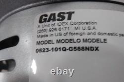 Gast 0523-101Q-G588NDX 0.25 HP Output Power 26 In Hg 1/4 NPT Inlet Vacuum Pump
