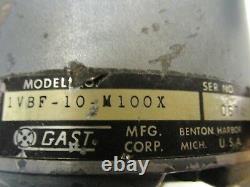 Gast 1vbf-10-m100x 1/6hp Vacuum Pump 115 Volts 1 Ph 1725rpm 3.2cfm