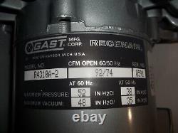 Gast Regenair R4310a-2 J610a Cfm Open 92/74 Vacuum Pump Blower (614)