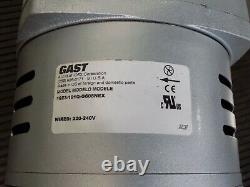 Gast Rotary Vane Vacuum Pump 3/4 HP 10 CFM 115/230v 1023-101Q-SG608X