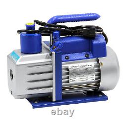 HFS(R) Vacuum Pump 1/3 Hp 3Cfm 85L/Min Dual Stage 110V