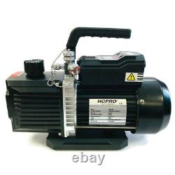 Hcpro Hcbk6d Vacuum Pump 6cfm, 2 Stage, Dual Voltage 1/2hp Motor