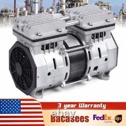 High Pressure Oilless Piston Compressor Pump 370W Oil-free Vacuum Pump 3.5CFM