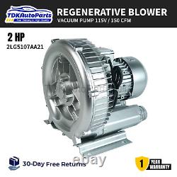 Industrial 2 HP 115V 150 CFM Regenerative Blower Vacuum Pump 2LG5107AA21