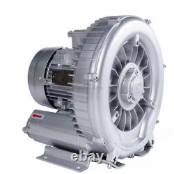 Industrial 2 HP Regenerative Blower 115V 150 CFM 1.75 kW Vacuum Pump 2LG5107AA21