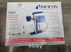 Inficon Model QS5, Vacuum Pump, 5 CFM Air Displacement, 110V/220V, 700-100-P1