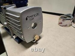 Inficon Model QS5, Vacuum Pump, 5 CFM Air Displacement, 110V/220V, 700-100-P1