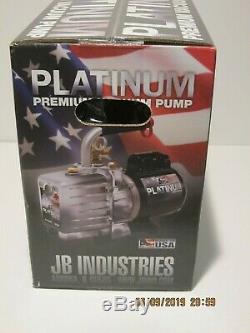 JB DV-200N 7CFM Platinum Vacuum Pump, F/SHIP, BRAND NEW IN SEALED BOX- 01/2020