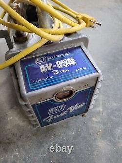 JB DV-85N 2 Stage 3CFM 1/2 Hp Vaccum Pump. Nice clean unit