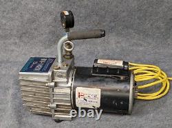 JB INDUSTRIES, DV-142N, Deep Vacuum Pump, 5CFm with 1/2HP 1725RPM motor