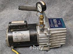 JB INDUSTRIES, DV-142N, Deep Vacuum Pump, 5CFm with 1/2HP 1725RPM motor