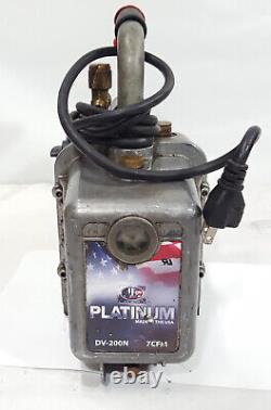 JB Industries DV-200N Platinum 7 CFM Vacuum Pump Two Stage Excellent