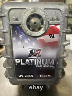 JB Industries DV-285N 10 CFM Vacuum Pump Hvac USA Yes works Refrig Evac