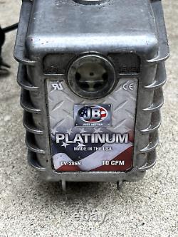 JB Industries DV-285N Platinum 10 CFM Vacuum Pump Stage HVAC Recovery Yes Works