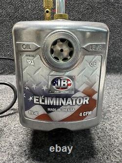 JB Industries DV-4E Eliminator Vacuum Pump 4 cfm 25 micron 120V A2L Compatible