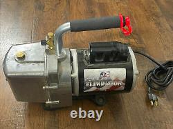 JB Industries DV-6E Eliminator 6 CFM Vacuum Pump Hvac USA Yes works Refrig Evac