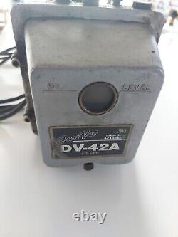 JB Industries FAST VAC DV-42A Vacuum Pump 1.5 CFM 1 Stage 42 Liters/Min