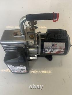 JB Industries Platinum DV-285N 2-Stage 10cfm HVAC Vacuum Pump Super Clean With Oil