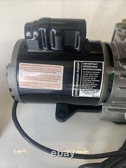 JB Industries Platinum DV-285N 2-Stage 10cfm HVAC Vacuum Pump Super Clean With Oil