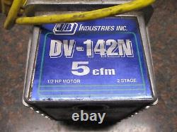 JB Industries Vacuum Pump DV-142N 5-CFM 1/2 HP Motor 2 Stage Air Conditioning